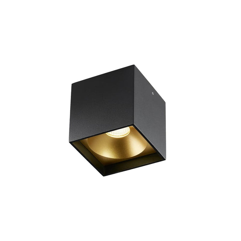 Se Light-Point Solo Square spotlight black/gold, 3000 kelvin ❤ Kæmpe udvalg i Light-Point ❤ Hurtig levering: 1 - 2 Hverdage samt billig fragt - Varenummer: NDN-558660-01 og barcode / Ean: &