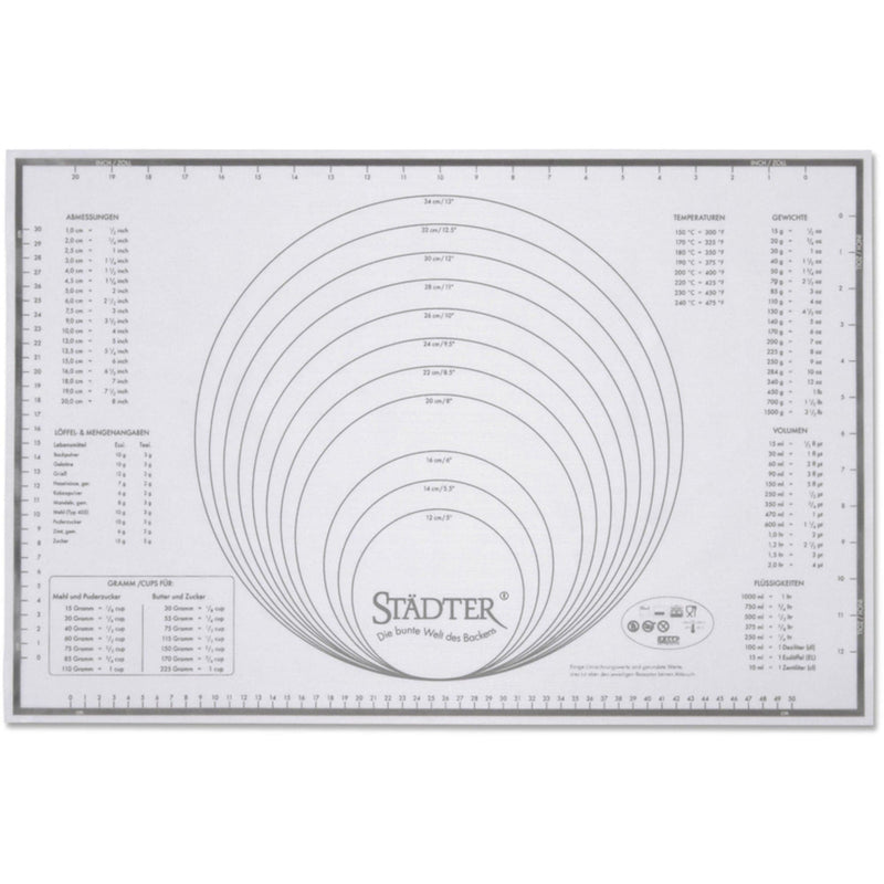 Se Städter Bageark i Glasfiber/Silikone Gradueret 60 cm x 40 cm ✔ Stort online udvalg i Städter ✔ Hurtig levering: 1 - 2 Hverdage samt billig fragt - Varenummer: KTO-256972 og barcode / Ean: &