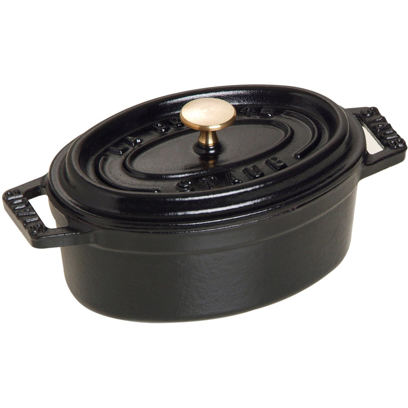 Se Staub La Cocotte oval cocotte 11cm. 0,25 liter, sort ✔ Stort online udvalg i Staub ✔ Hurtig levering: 1 - 2 Hverdage samt billig fragt - Varenummer: KTO-1003181 og barcode / Ean: &