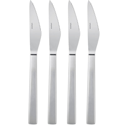 Se Stelton Maya 2000 steakkniv, 4 stk, rustfrit stål ✔ Kæmpe udvalg i Stelton ✔ Meget billig fragt og hurtig levering: 1 - 2 hverdage - Varenummer: KTO-30523 og barcode / Ean: '5709846031265 på lager - Udsalg på Steakkniv Spar op til 66% - Over 785 kendte brands på udsalg