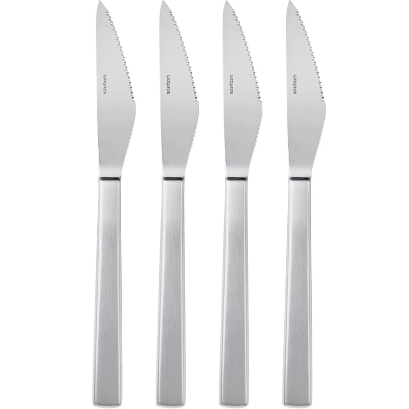 Se Stelton Maya 2000 steakkniv, 4 stk, rustfrit stål ✔ Kæmpe udvalg i Stelton ✔ Meget billig fragt og hurtig levering: 1 - 2 hverdage - Varenummer: KTO-30523 og barcode / Ean: &