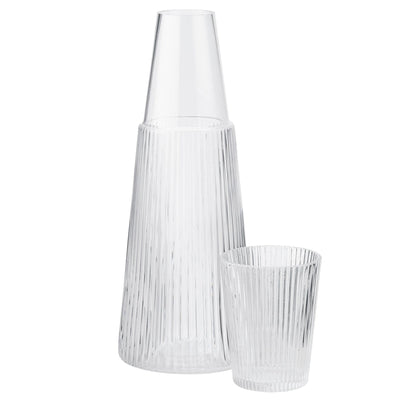 Se Stelton Pilastro karaffel med glas, 1 liter, klar ✔ Kæmpe udvalg i Stelton ✔ Meget billig fragt og hurtig levering: 1 - 2 hverdage - Varenummer: KTO-X-507 og barcode / Ean: '5709846029521 på lager - Udsalg på Karaffel Spar op til 59% - Over 1112 kendte brands på udsalg