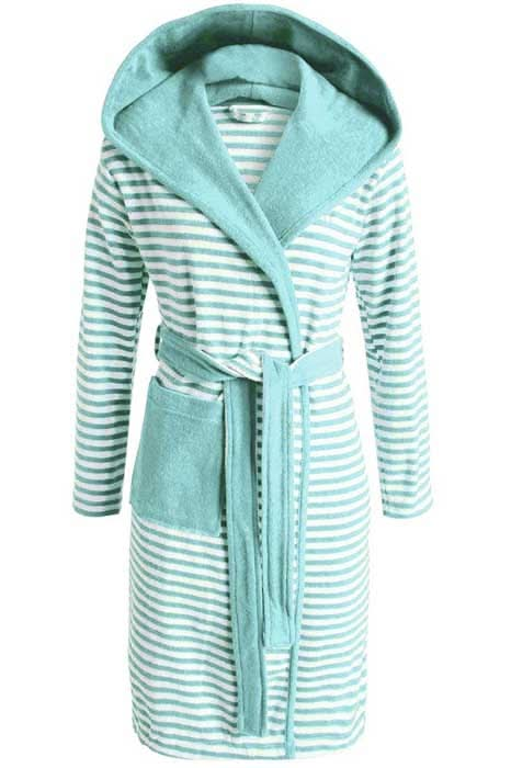 Se Esprit Striped Hoodie Morgenkåbe Mint - XL på tilbud! Billigt udsalg. Hurtig levering: 1-2 hverdage. Spar op til 61%.