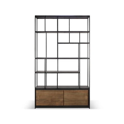 Se Ethnicraft Studio Rack hylde 205x120 cm Teak med 2 låger ❤ Kæmpe udvalg i Ethnicraft ❤ Hurtig levering: 1 - 2 Hverdage samt billig fragt - Varenummer: NDN-555095-01 og barcode / Ean: '5404023607027 på lager - Udsalg på Furniture - Shelving - Bookcases & Standing Shelves Spar op til 67% - Over 1312 kendte brands på udsalg