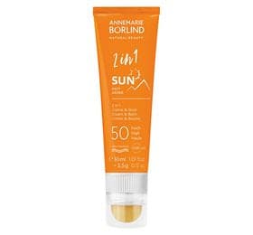 Se Annemarie Börlind SUN 2 in1 Cream & Stick anti-aging SPF 50 - 30ml. ❤ Kæmpe udvalg i KopK ❤ Hurtig levering: 1 - 2 Hverdage samt billig fragt - Varenummer: HG-55957 og barcode / Ean: '4011061235122 på lager - Udsalg på Personlig pleje > Sol > Ansigt Spar op til 59% - Over 1334 design mærker på udsalg