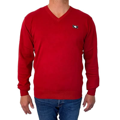 Se Sweatshirt Wilford Knit fra Vinson Camp i Jester Red ✔ Kæmpe udvalg i  Satana ✔ Hurtig levering: 1 - 2 Hverdage samt billig fragt - Varenummer: STAA-146599 og barcode / Ean:  på lager - Udsalg på Sweatshirts, polos, t-shirts m.m. > TØJ & SKO Spar op til 51% - Over 1354 kendte mærker på udsalg