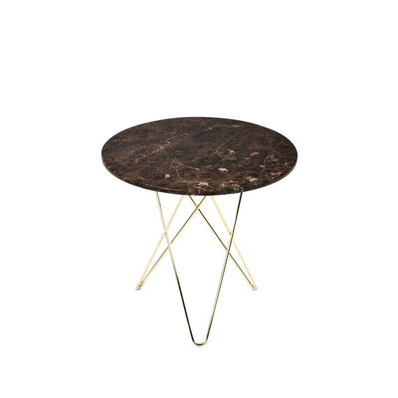 Se OX Denmarq Tall Mini O Table sofabord marmor brun, understel i messing ❤ Kæmpe udvalg i OX Denmarq ❤ Hurtig levering: 1 - 2 Hverdage samt billig fragt - Varenummer: NDN-527423-01 og barcode / Ean: &