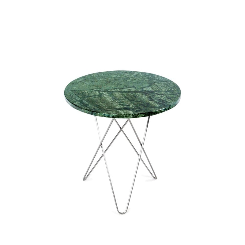 Se OX Denmarq Tall Mini O Table sofabord Marmor grøn, rustfrit stål ❤ Kæmpe udvalg i OX Denmarq ❤ Hurtig levering: 1 - 2 Hverdage samt billig fragt - Varenummer: NDN-537799-01 og barcode / Ean: &