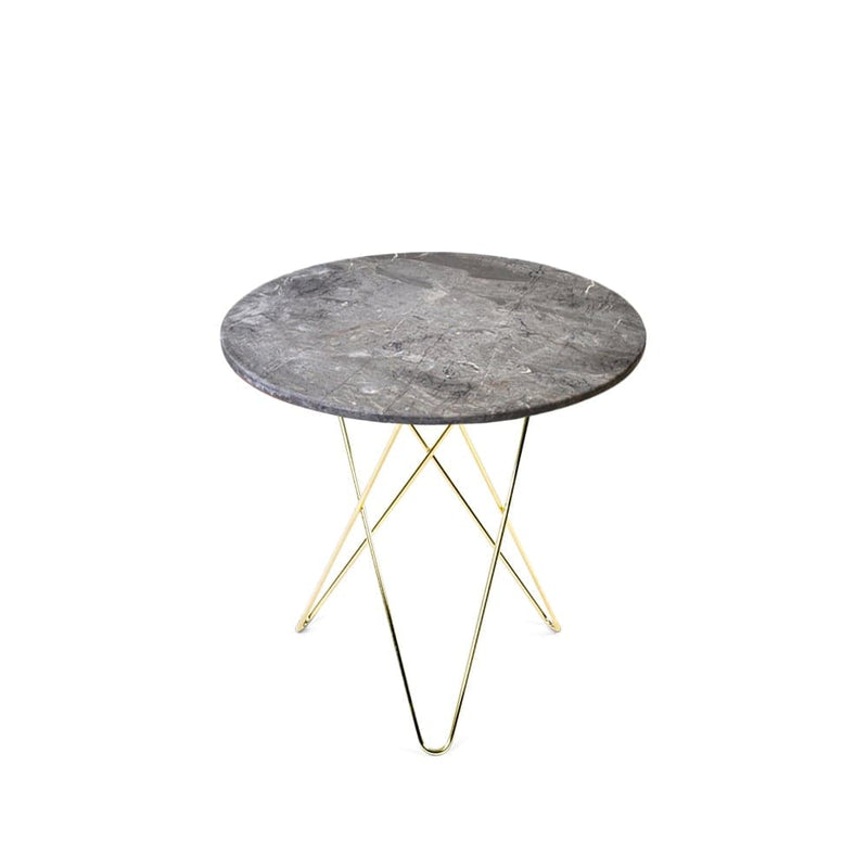 Se OX Denmarq Tall Mini O Table sofabord Marmor grå, understel i messing ❤ Kæmpe udvalg i OX Denmarq ❤ Hurtig levering: 1 - 2 Hverdage samt billig fragt - Varenummer: NDN-527427-01 og barcode / Ean: &