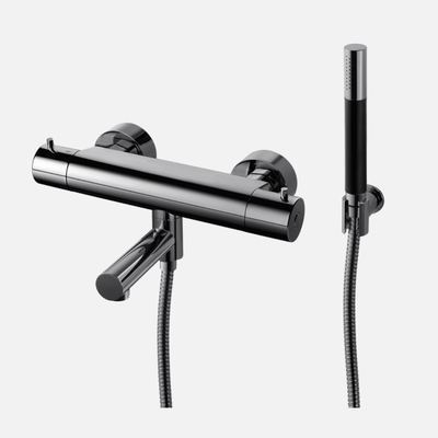 Se Tapwell EVM026-150 kararmatur med håndbruser - black chrome på tilbud! Billigt udsalg - Spar op til 58%. Hurtig levering: 1-2 hverdage. Varenummer: BADE-46568097907027.