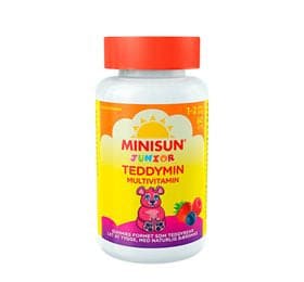 Se Minisun Teddymin Multivitamin Junior 60 gum ❤ Kæmpe udvalg i KopK ❤ Hurtig levering: 1 - 2 Hverdage samt billig fragt - Varenummer: HG-52486-1 og barcode / Ean: &