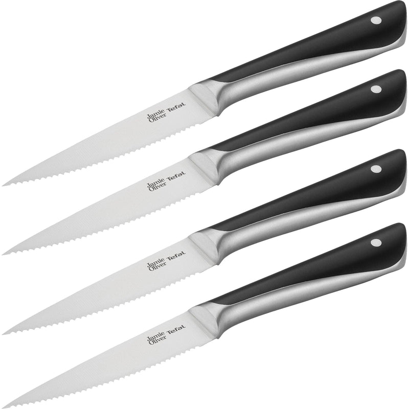 Se Tefal Jamie Oliver Grillknive, 12 cm, 4 stk ✔ Kæmpe udvalg i Tefal ✔ Meget billig fragt og hurtig levering: 1 - 2 hverdage - Varenummer: KTO-K2670859 og barcode / Ean: &