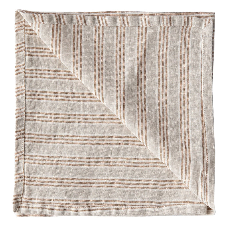 Se Tell Me More Serviet 45 x 45 cm, hazelnut stripe ✔ Kæmpe udvalg i Tell Me More ✔ Meget billig fragt og hurtig levering: 1 - 2 hverdage - Varenummer: KTO-3892112 og barcode / Ean: &