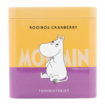 Se Teministeriet Moomin Rooibos Cranberry, 100 g ✔ Kæmpe udvalg i Teministeriet ✔ Hurtig levering: 1 - 2 Hverdage samt billig fragt - Varenummer: KTO-77360027 og barcode / Ean: '7340023001640 på lager - Udsalg på Te Spar op til 56% - Over 1150 kendte brands på udsalg