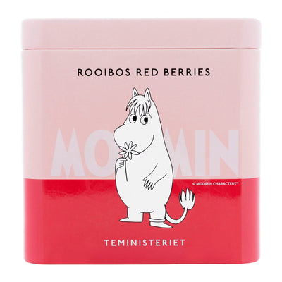 Se Teministeriet Moomin Rooibos Red Berries, 100 g ✔ Kæmpe udvalg i Teministeriet ✔ Hurtig levering: 1 - 2 Hverdage samt billig fragt - Varenummer: KTO-77360028 og barcode / Ean: '7340023001657 på lager - Udsalg på Te Spar op til 55% - Over 1150 kendte brands på udsalg