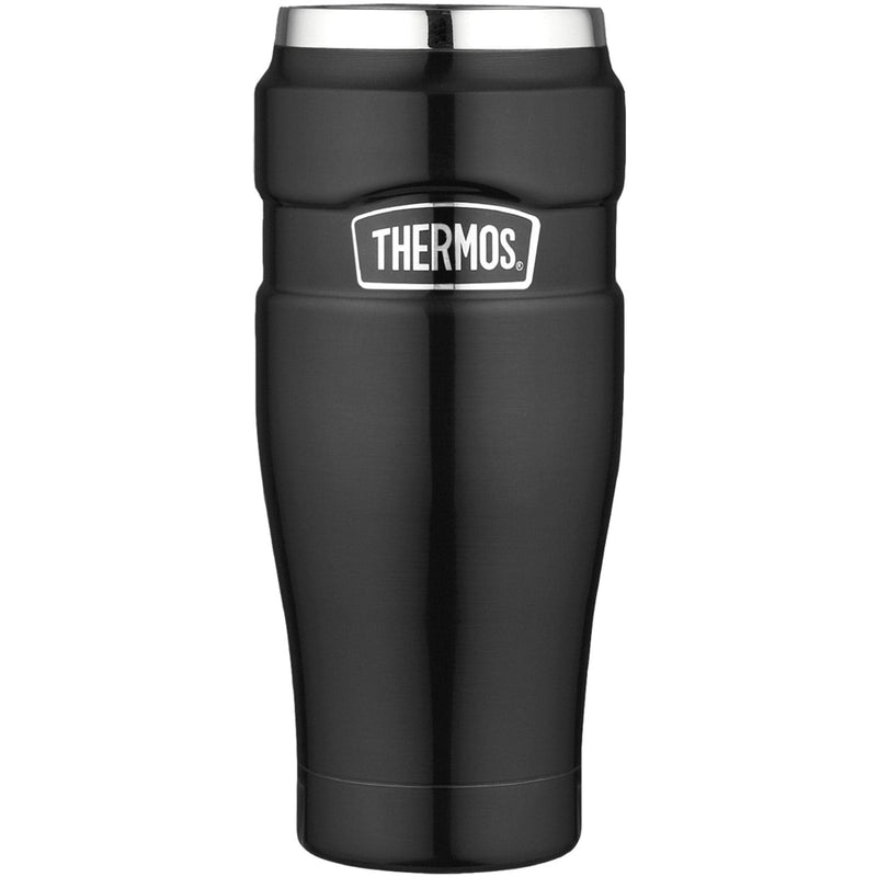 Se Thermos King termokrus 0,5 liter, mat sort ✔ Kæmpe udvalg i Thermos ✔ Meget billig fragt og hurtig levering: 1 - 2 hverdage - Varenummer: KTO-190899 og barcode / Ean: &