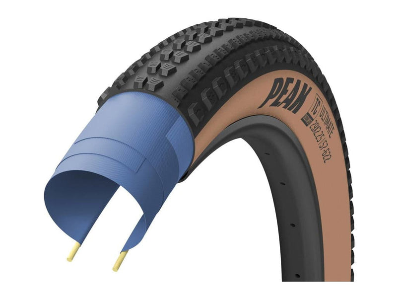 Se Goodyear Peak Ultimate TLC - Gravel Foldedæk - 700x45C - Sort/Brun ✔ Kæmpe udvalg i  Goodyear ✔ Hurtig levering: 1 - 2 Hverdage samt billig fragt - Varenummer: CKP-810432032001 og barcode / Ean: &