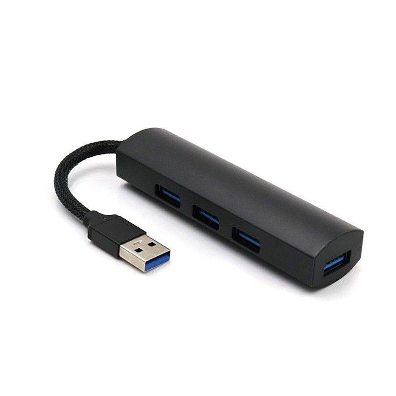 USB 3.0 hub/adapter - Få ekstra 4 USB indgange til Laptop/PC mm - Sort