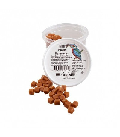 Kingfischer Mini Vanilje Karameller  70 gr