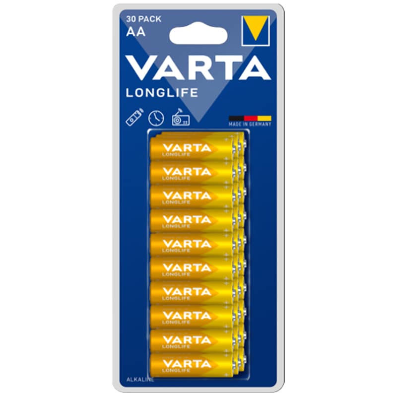 Se Varta Longlife AA-batterier (30-pak) ✔ Kæmpe udvalg i Varta ✔ Hurtig levering: 1 - 2 Hverdage samt billig fragt - Varenummer: ELG-757525 og barcode / Ean: &
