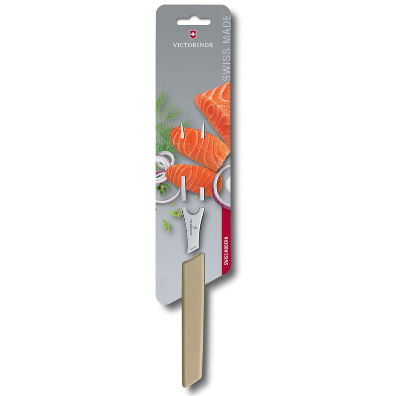 Se Victorinox Swiss Modern stegegaffel 15 cm, beige ✔ Kæmpe udvalg i Victorinox ✔ Meget billig fragt og hurtig levering: 1 - 2 hverdage - Varenummer: KTO-6.9036.158B og barcode / Ean: &