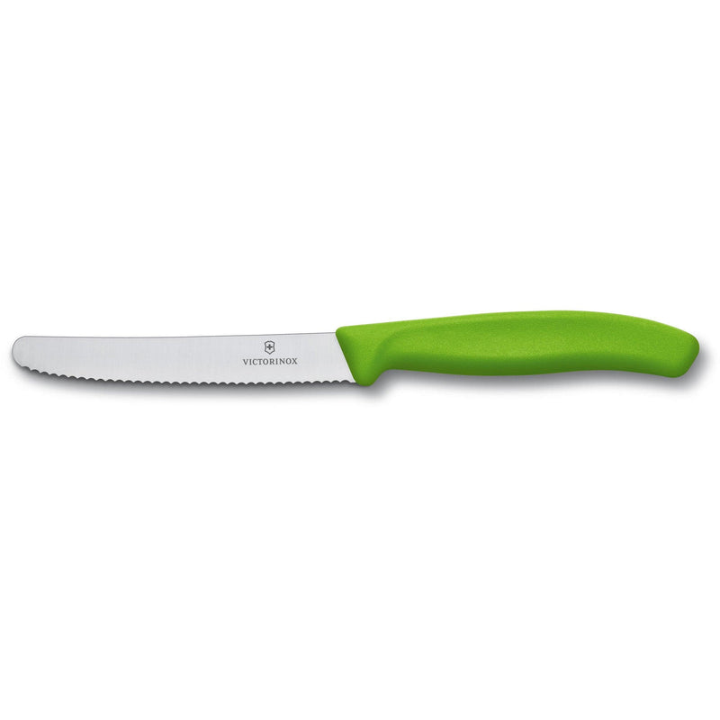 Se Victorinox Tomat- og pølsekniv 11 cm, grøn ✔ Stort online udvalg i Victorinox ✔ Hurtig levering: 1 - 2 Hverdage samt billig fragt - Varenummer: KTO-6.7836.L114 og barcode / Ean: &