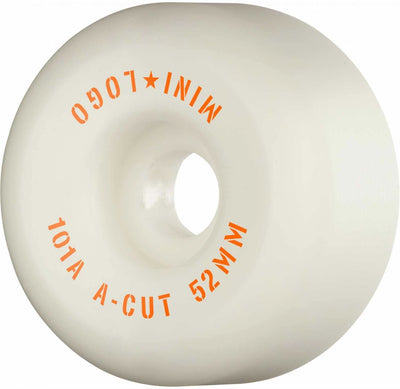 Se Mini Logo Skateboard Hjul A-cut "2" 52mm 101A White 4-pak 52mm ✔ Kæmpe udvalg i  Mini Logo ✔ Hurtig levering: 1 - 2 Hverdage samt billig fragt - Varenummer: JUCO-WSBCMLAC25201W4 og barcode / Ean: '842357149076 på lager - Udsalg på Tilbehør til skateboard Spar op til 64% - Over 1150 kendte brands på udsalg