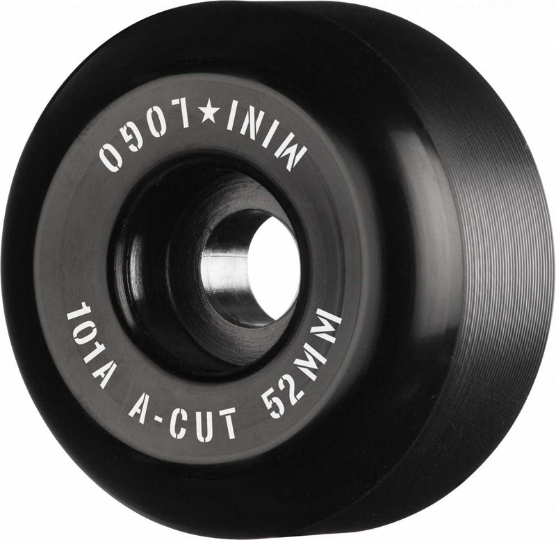 Se Mini Logo Skateboard Hjul A-cut "2" 52mm 101A Black 4-pak 52mm ✔ Kæmpe udvalg i  Mini Logo ✔ Hurtig levering: 1 - 2 Hverdage samt billig fragt - Varenummer: JUCO-WSBCMLAC25201X4 og barcode / Ean: &