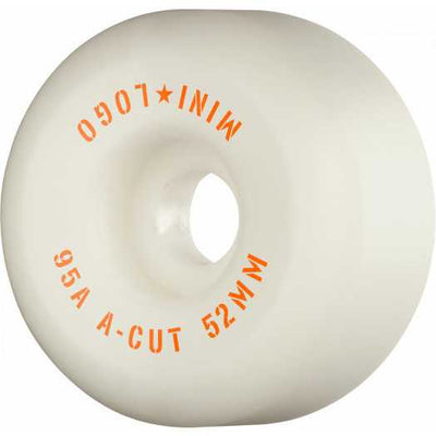 Se Mini Logo Skateboard Hjul A-cut "2" 52mm 95A White 4-pak 52mm ✔ Kæmpe udvalg i  Mini Logo ✔ Hurtig levering: 1 - 2 Hverdage samt billig fragt - Varenummer: JUCO-WSBCMLAC25295W4 og barcode / Ean: '842357138612 på lager - Udsalg på Tilbehør til skateboard Spar op til 65% - Over 1150 kendte brands på udsalg