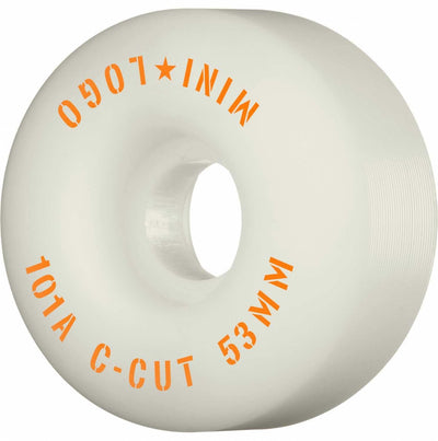 Se Mini Logo Skateboard Hjul C-cut 53mm 101A White 4-pak 53mm ✔ Kæmpe udvalg i  Mini Logo ✔ Hurtig levering: 1 - 2 Hverdage samt billig fragt - Varenummer: JUCO-WSBCMLCC25301W4 og barcode / Ean: '842357149564 på lager - Udsalg på Tilbehør til skateboard Spar op til 57% - Over 1150 kendte brands på udsalg