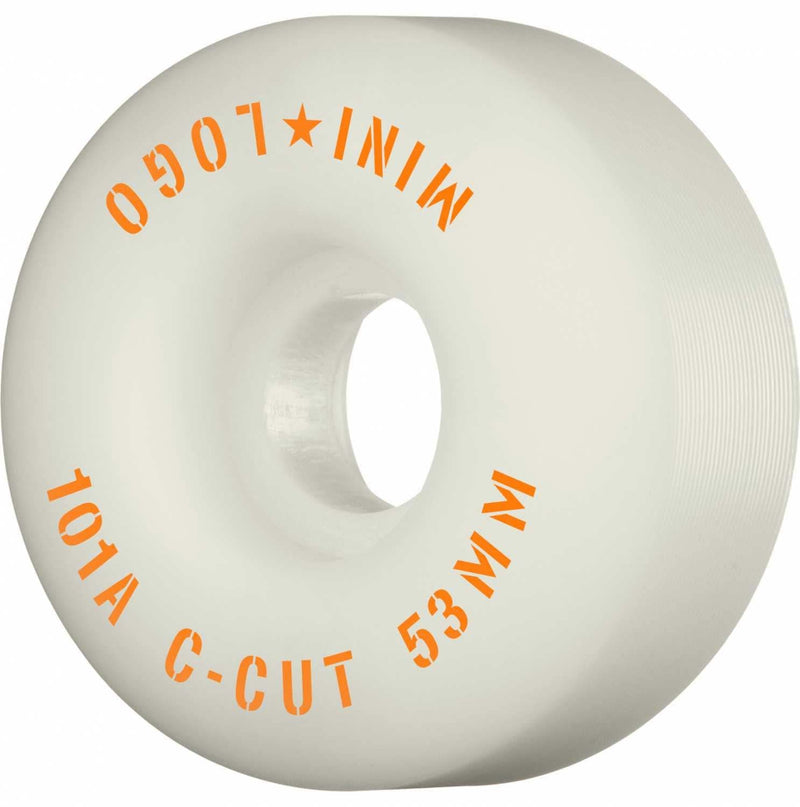 Se Mini Logo Skateboard Hjul C-cut 53mm 101A White 4-pak 53mm ✔ Kæmpe udvalg i  Mini Logo ✔ Hurtig levering: 1 - 2 Hverdage samt billig fragt - Varenummer: JUCO-WSBCMLCC25301W4 og barcode / Ean: &