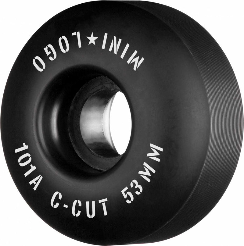 Se Mini Logo Skateboard Hjul C-cut 53mm 101A Black 4-pak 53mm ✔ Kæmpe udvalg i  Mini Logo ✔ Hurtig levering: 1 - 2 Hverdage samt billig fragt - Varenummer: JUCO-WSBCMLCC25301X4 og barcode / Ean: &