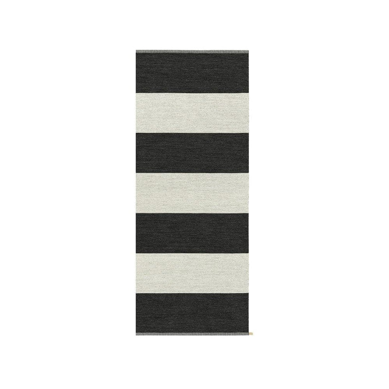 Se Kasthall Wide Stripe Icon entrétæppe/løber Midnight_ black, 200x85 cm ❤ Kæmpe udvalg i Kasthall ❤ Hurtig levering: 1 - 2 Hverdage samt billig fragt - Varenummer: NDN-558850-01 og barcode / Ean: &