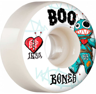 Se Bones Wheels PRO STF Skateboard Hjul Boo Voodoo 53mm V4 Wide 103A 4-pak 53mm ✔ Kæmpe udvalg i  Bones Hjul ✔ Hurtig levering: 1 - 2 Hverdage samt billig fragt - Varenummer: JUCO-WPCABJ0065303W4 og barcode / Ean: '842357159440 på lager - Udsalg på Tilbehør til skateboard Spar op til 51% - Over 1122 kendte brands på udsalg