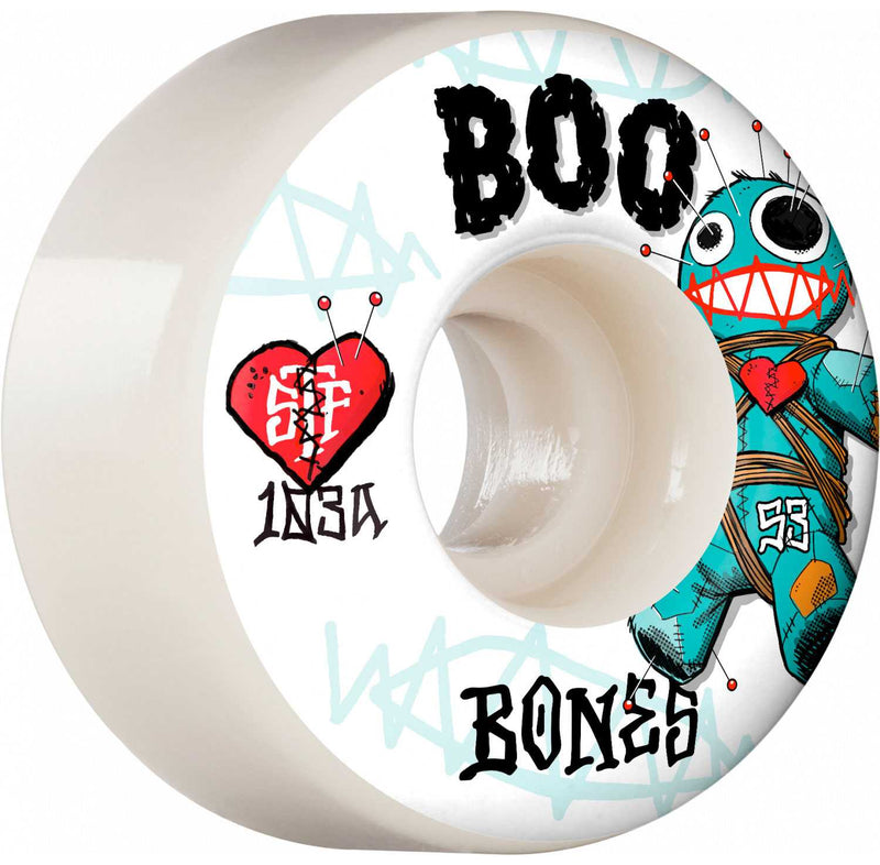 Se Bones Wheels PRO STF Skateboard Hjul Boo Voodoo 53mm V4 Wide 103A 4-pak 53mm ✔ Kæmpe udvalg i  Bones Hjul ✔ Hurtig levering: 1 - 2 Hverdage samt billig fragt - Varenummer: JUCO-WPCABJ0065303W4 og barcode / Ean: &