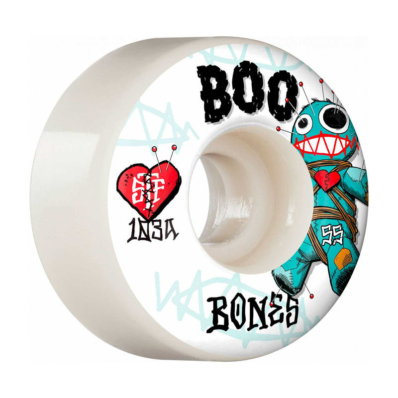 Se Bones Wheels PRO STF Skateboard Hjul Boo Voodoo 55mm V4 Wide 103A 4-pak 55mm ✔ Kæmpe udvalg i  Bones Hjul ✔ Hurtig levering: 1 - 2 Hverdage samt billig fragt - Varenummer: JUCO-WPCABJ0065503W4 og barcode / Ean: &