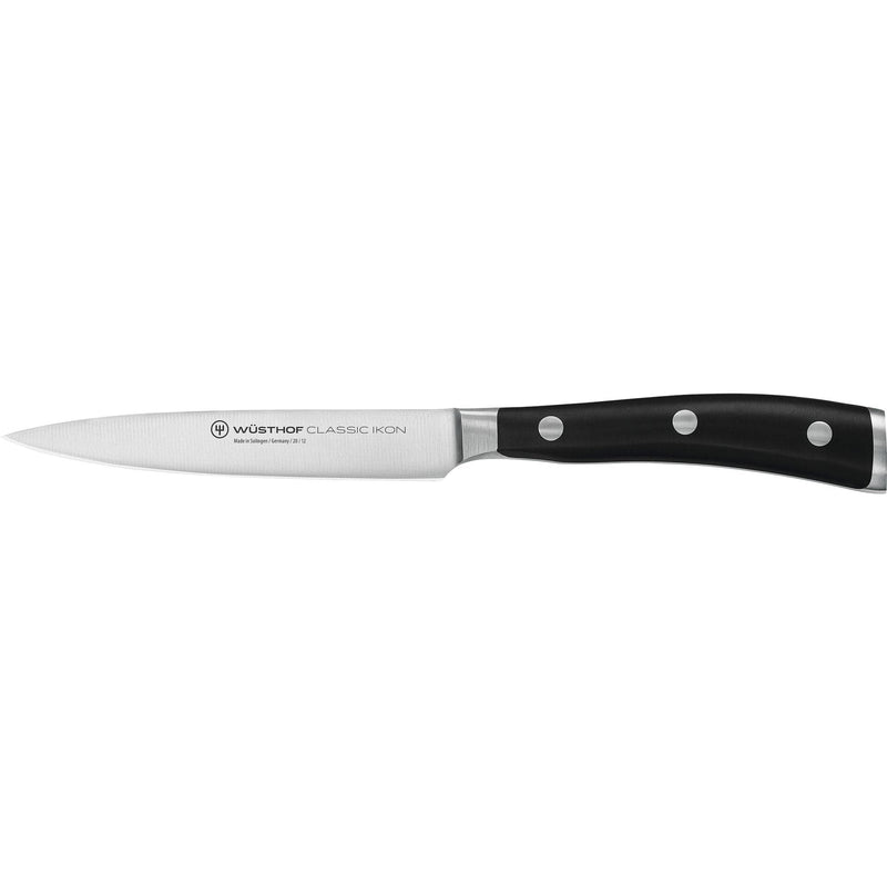 Se Wüsthof Classic Ikon universalkniv sort 12 cm. ✔ Stort online udvalg i Wüsthof ✔ Hurtig levering: 1 - 2 Hverdage samt billig fragt - Varenummer: KTO-1040330412 og barcode / Ean: &