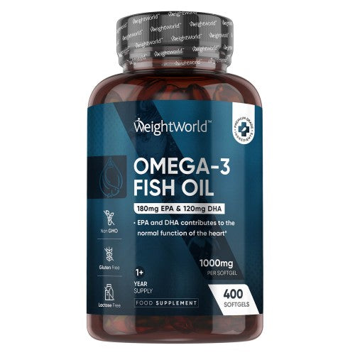 Se Omega 3 Fiskeolie 1000mg - » Kæmpe udvalg i WeightWorld » Hurtig levering: 1 - 2 Hverdage samt billig fragt - Varenummer: WWDK-49433 og barcode / Ean: 5056128127117 på lager - Udsalg på Spar op til 57% - Over 1312 kendte brands på udsalg