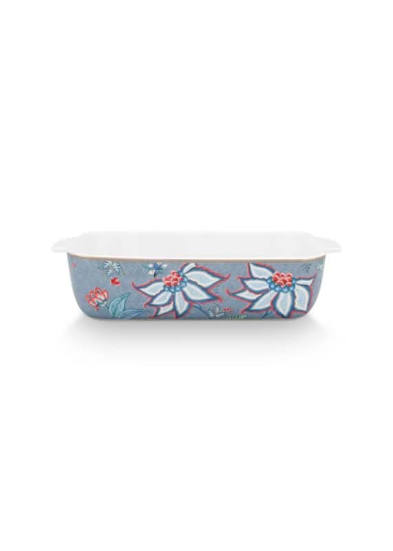 Se billigt tilbud på Baking Dish Rectangular Flower Festival Blue 27.5x18.5x6.5cm! Udsalg på Pip Studio - Køb nu! Hurtig levering, billig fragt. Varenummer: CADEC-51.019.012. Spar op til 55%.