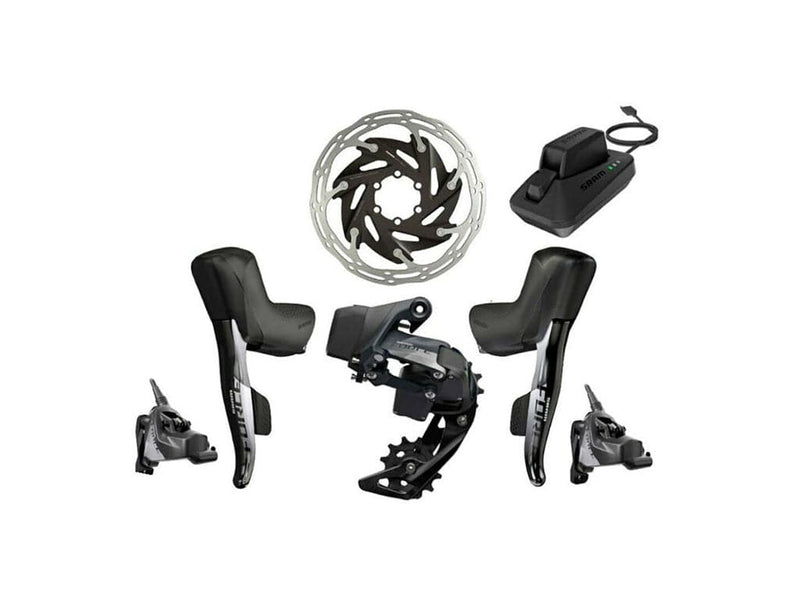 Se Sram Force eTap AXS 1X Upgrade Kit - Elektronisk gear med hydrauliske disc - 1x12 gear ❤ Kæmpe udvalg i Sram ❤ Hurtig levering: 1 - 2 Hverdage samt billig fragt - Varenummer: CKP-710845824333 og barcode / Ean: &