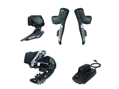 Se Sram Red eTap AXS - Road Upgrade kit 2x12 gear - Elektronisk gear - Mekanisk bremse type ❤ Stort online udvalg i Sram ❤ Hurtig levering: 1 - 2 Hverdage samt billig fragt ❤ Varenummer: CKP-710845824272 og barcode / Ean: '710845824272 på lager - Udsalg på Komplette grupper Spar op til 61% - Over 424 kendte brands på udsalg