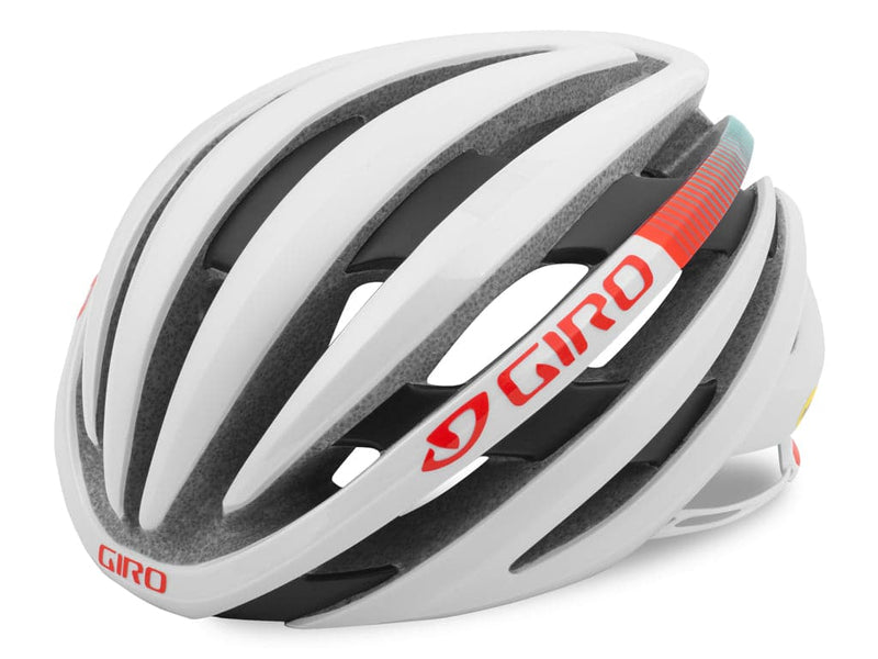 Se Giro Ember Mips - Cykelhjelm Woman - Str. 51-55 cm - Mat Hvid/Turkis/Vermillion ❤ Stort online udvalg i Giro ❤ Hurtig levering: 1 - 2 Hverdage samt billig fragt - Varenummer: CKP-768686744419 og barcode / Ean: &