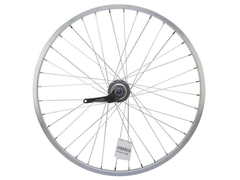 Se Contec 24" baghjul - Aluminiumsfælg - 19-507 - Shimano Nexus 3 gear - Sølv ❤ Kæmpe udvalg i Contec ❤ Hurtig levering: 1 - 2 Hverdage samt billig fragt - Varenummer: CKP-4250311330235 og barcode / Ean: &