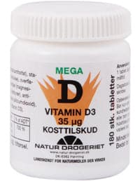 Stort online udvalg i Natur Drogeriet D-Vitamin 35 ug ❤ Natur Drogeriet ❤ Hurtig levering: 1 - 2 Hverdage og gratis fragt v/køb over 295 kr. GLS til pakkeshop ❤ Varenummer: HG-12656 og barcode / Ean: 5703137014159 på lager - Kæmpe udvalg i Sundhed - Over 454 design mærker på udsalg