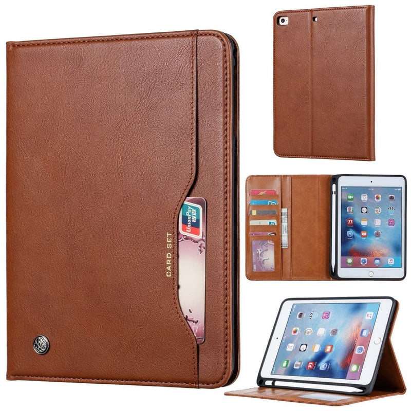 Se iPad mini 5 (2019) / mini 4 - Læder cover / taske - Brun ❤ Kæmpe udvalg i Capida ❤ Hurtig levering: 1 - 2 Hverdage samt billig fragt - Varenummer: CPD-V33101115783D og barcode / Ean: 101115783D på lager - tilbud på Tablets tilbehør Spar op til 54% - Over 785 design brands på tilbud