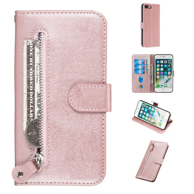 Se iPhone 8 Plus / 7 Plus - Læder cover / pung med udvendig lomme - Rosa guld ✔ Kæmpe udvalg i Capida ✔ Hurtig levering: 1 - 2 Hverdage samt billig fragt - Varenummer: CPD-V33101117170C og barcode / Ean: 101117170C på lager - Udsalg på Mobil tilbehør Spar op til 53% - Over 360 kendte mærker på udsalg