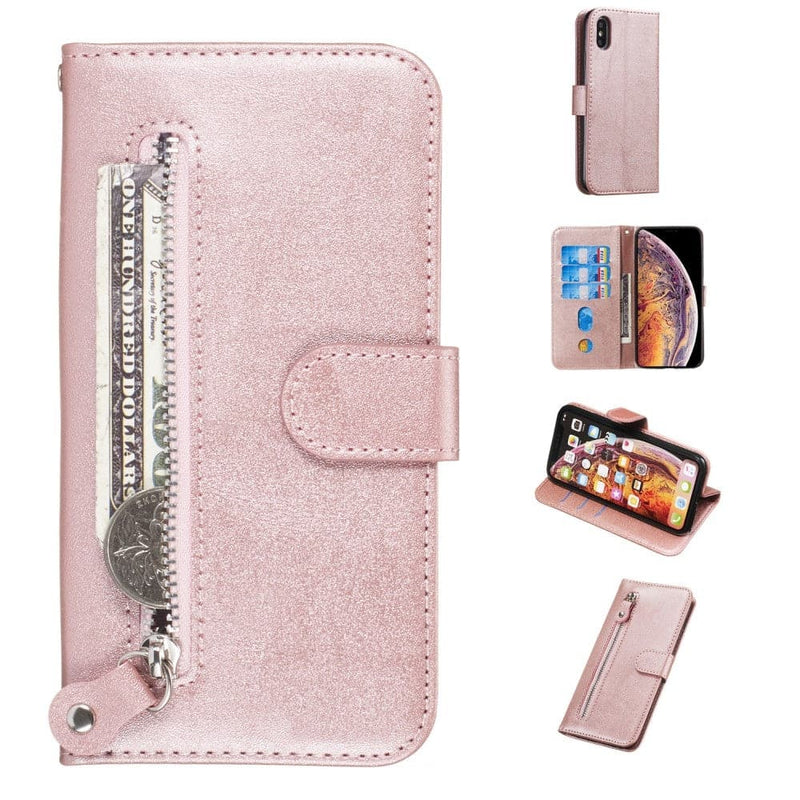 Se iPhone Xs/X - Læder cover / pung med udvendig lomme - Rosa guld ✔ Kæmpe udvalg i Capida ✔ Hurtig levering: 1 - 2 Hverdage samt billig fragt - Varenummer: CPD-V33101117171C og barcode / Ean: 101117171C på lager - Udsalg på Mobil tilbehør Spar op til 67% - Over 360 kendte mærker på udsalg