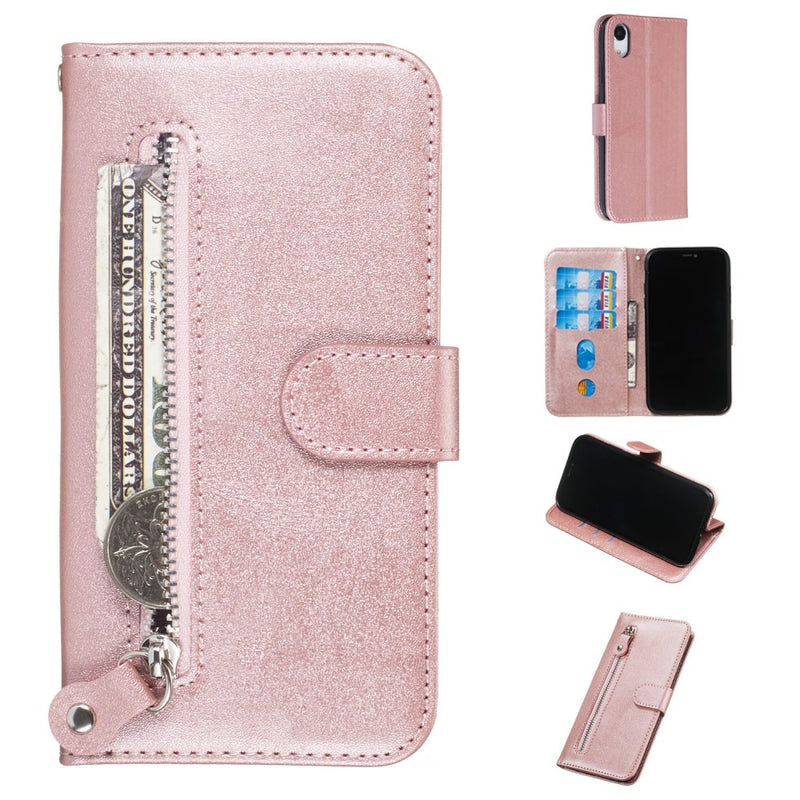 Se iPhone XR - Læder cover / pung med udvendig lomme - Rosa guld ✔ Kæmpe udvalg i Capida ✔ Hurtig levering: 1 - 2 Hverdage samt billig fragt - Varenummer: CPD-V33101117172C og barcode / Ean: 101117172C på lager - Udsalg på Mobil tilbehør Spar op til 51% - Over 360 kendte mærker på udsalg