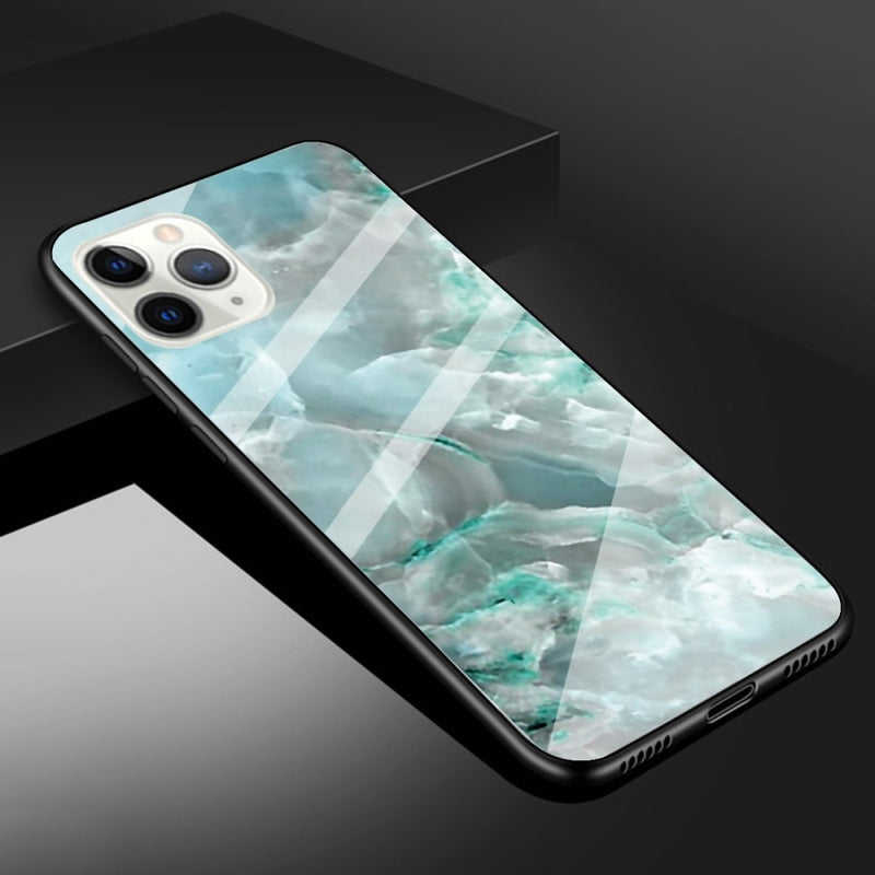 Se iPhone 11 Pro Max - Hard cover med bagside af hærdet glas - Marmor Design - Style J ✔ Kæmpe udvalg i Capida ✔ Hurtig levering: 1 - 2 Hverdage samt billig fragt - Varenummer: CPD-V33101119557J og barcode / Ean: 101119557J på lager - Udsalg på Mobil tilbehør Spar op til 65% - Over 360 kendte mærker på udsalg