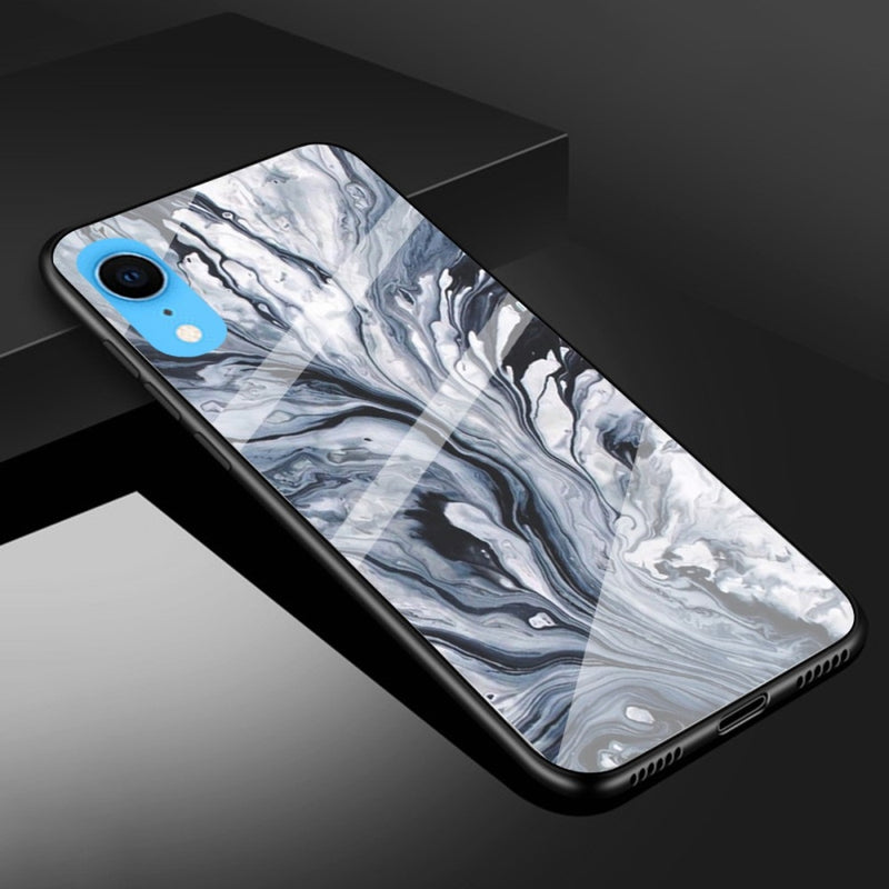 Se iPhone XR - Hard cover med bagside af hærdet glas - Marmor Design - Style B ✔ Kæmpe udvalg i Capida ✔ Hurtig levering: 1 - 2 Hverdage samt billig fragt - Varenummer: CPD-V33101119560B og barcode / Ean: 101119560B på lager - Udsalg på Mobil tilbehør Spar op til 59% - Over 412 kendte brands på udsalg